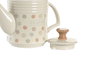 DKD Home Decor Tetera de Gres Beige con Cierre Hermético 1L 12 x 16.5 x 22.5 cm
