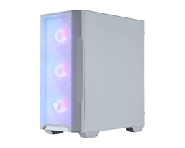 MSI MAG FORGE M100R WHITE Caja PC Torre Midi Micro-ATX, 3x120mm ARGB Frontal, 1x120mm ARGB Trasero, 2xUSB 2.0, 1xUSB 3.2, Blanca