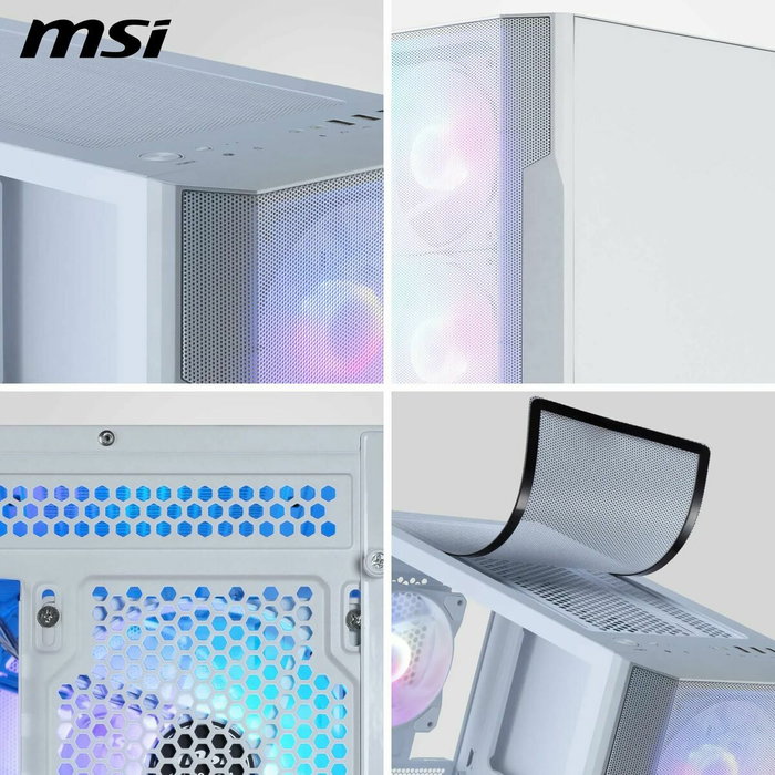 MSI MAG Forge M100R Blanco ARGB