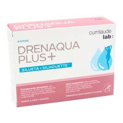Cumlaude Lab DRENAQUA PLUS+ 14 sticks Piña y Mango Cumlaude Lab DRENAQUA PLUS+ 14 sticks Piña y Mango
