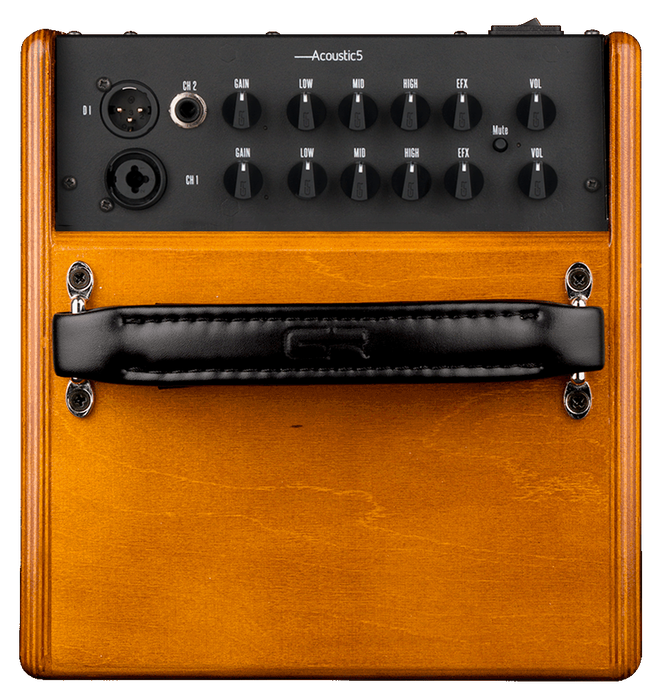 GR GUITAR Amplificador Combo Acústico WD Acoustic Madera 5" para Guitarra