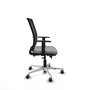 PIQUERAS Y CRESPO Silla de oficina Haches Gris con mecanismo Sincro/Traslack