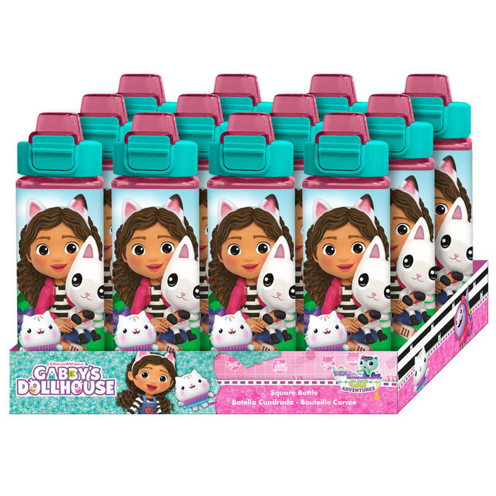 Kids Licensing Cantimplora Cuadrada La Casa de Muñecas de Gabby 500ml