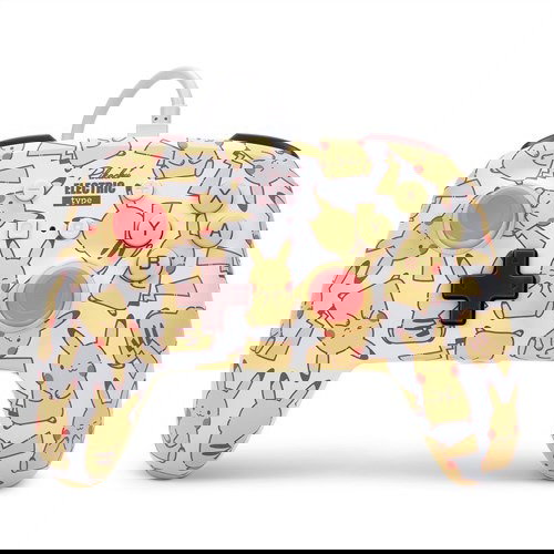 Power A Mando con Cable 1526547-01 para Nintendo Switch Pikachu Blush con Cable de 3m y Botones Asignables