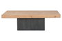 DKD Home Decor Mesa de Centro de Pino y Madera Reciclada 135x70x40
