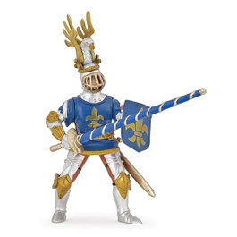 Papo Blue Knight Fleur de Lys