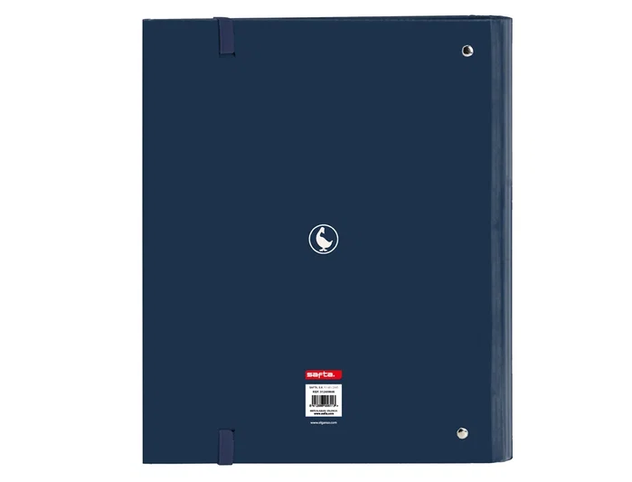 Safta Carpeta de Anillas El Ganso Classic Azul con Recambio A4