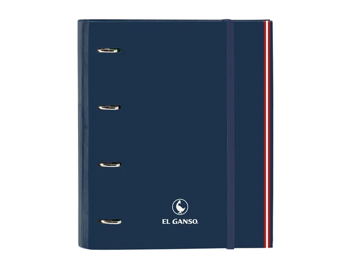 Safta Carpeta de Anillas El Ganso Classic Azul con Recambio A4