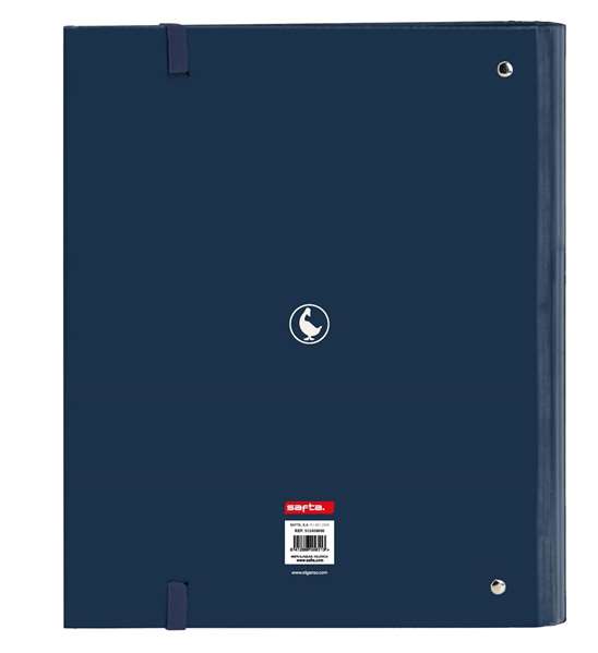 Safta Carpeta de Anillas El Ganso Classic Azul con Recambio A4