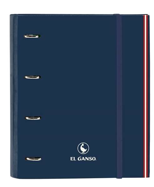 Safta Carpeta de Anillas El Ganso Classic Azul con Recambio A4
