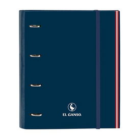 Carpeta de anillas El Ganso Classic Azul marino 27 x 32 x 3.5 cm