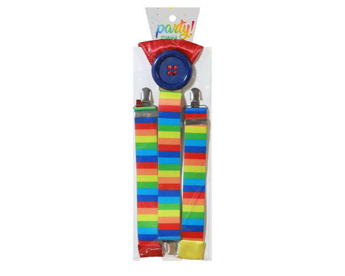 Tirantes Grandes 42x13.5 cm Para Disfraz Payaso Cómico Circo
