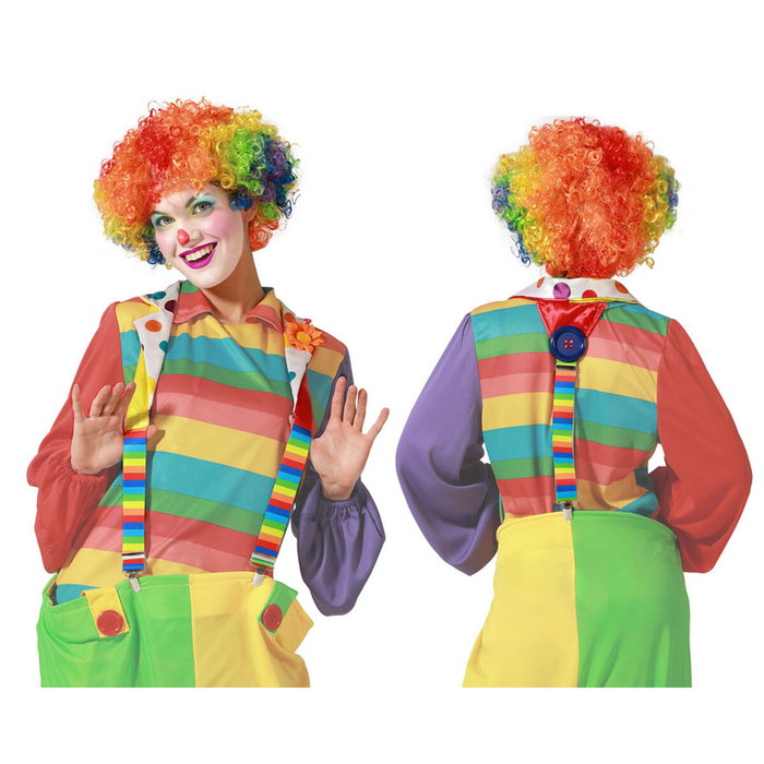 Atosa Tirantes Grandes 42 x 13.5 cm para Disfraz de Payaso o Circo