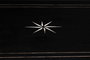 DKD Home Decor Cómoda Bone 23 Taracea Negro Marfil 51 x 99 x 111 cm