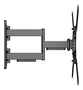 Iggual SPTV09-L Soporte de Pared para TV Triple Giro Full Motion, 23"-65" hasta 35 kg, VESA 75x75-400x400, Ajuste de Inclinación y Rotación, Negro