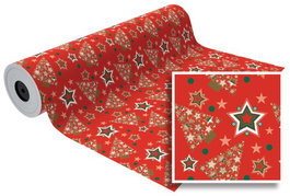 BASIKA Papel de Regalo Bobina Navidad 62 cm x 80 m NV1906-B
