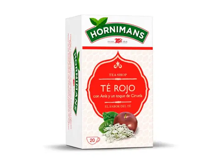 Hornimans Té Rojo con Anís y Toque de Ciruela Caja 20 Bolsitas Hornimans Té Rojo con Anís y Toque de Ciruela Caja 20 Bolsitas