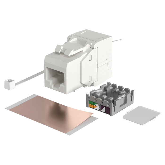 EFB Elektronik Keystone RJ45 UTP Cat.6 250MHz Blanco