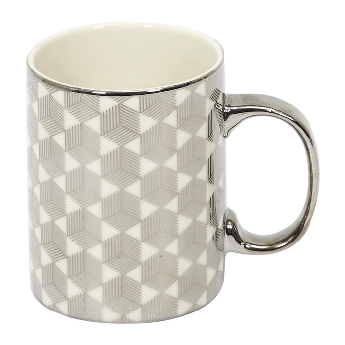 Home Deco Factory Mug 300 ml Silver Home Deco Factory Mug 300 ml Silver
