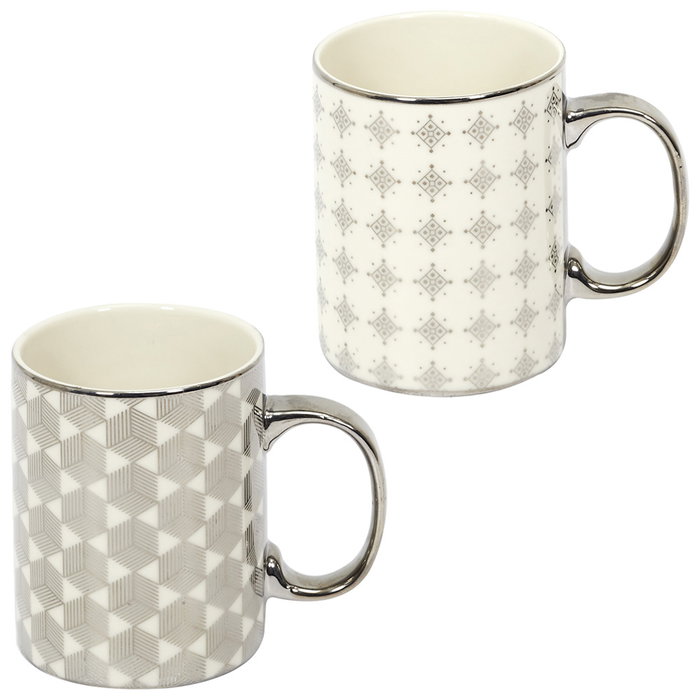 Home Deco Factory Mug 300 ml Silver Home Deco Factory Mug 300 ml Silver