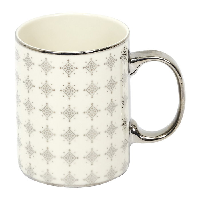 Home Deco Factory Mug 300 ml Silver Home Deco Factory Mug 300 ml Silver