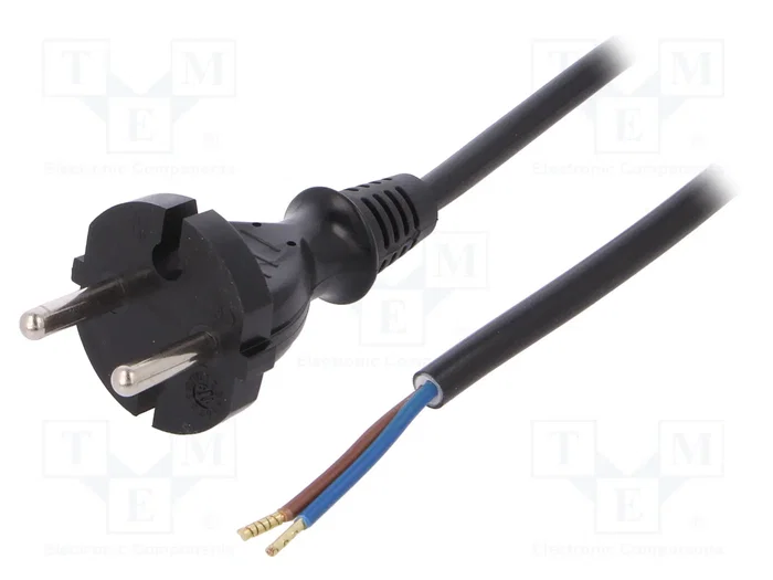 PLASTROL Cable de Alimentación H05VV-F 2x1mm2 5m PLASTROL Cable de Alimentación H05VV-F 2x1mm2 5m