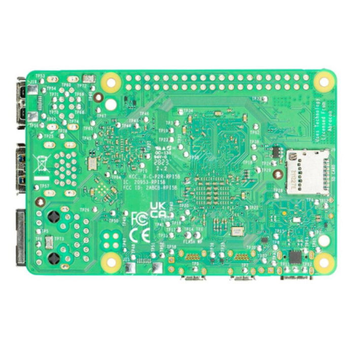 Raspberry Raspberry Pi 5 Modelo B - Placa SBC 8GB RAM - Procesador ARM Quad-Core Cortex-A76 2.4GHz - Dual HDMI 4K, WiFi AC, Bluetooth 5.0, USB 3.0, Gigabit Ethernet, PCIe 2.0 Raspberry Raspberry Pi 5 Modelo B - Placa SBC 8GB RAM - Procesador ARM Quad-Core Cortex-A76 2.4GHz - Dual HDMI 4K, WiFi AC, Bluetooth 5.0, USB 3.0, Gigabit Ethernet, PCIe 2.0