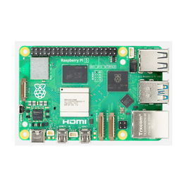 Raspberry Raspberry Pi 5 Placa Base de 8 GB RAM, Procesador ARM Cortex-A76 de 2.4 GHz Quad-Core, WiFi 802.11ac, Bluetooth 5.0, 2x HDMI 4Kp60, USB 3.0