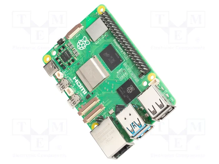 Raspberry Pi 5 Model B con 8 GB RAM y Procesador Arm Cortex-A76 2.4GHz
