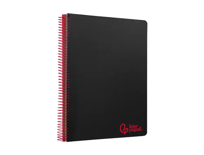 Liderpapel Cuaderno Espiral A6 Micro Wonder Tapa Plástico 120 Hojas 90 Gr Cuadro 5mm 4 Bandas Color Negro Liderpapel Cuaderno Espiral A6 Micro Wonder Tapa Plástico 120 Hojas 90 Gr Cuadro 5mm 4 Bandas Color Negro