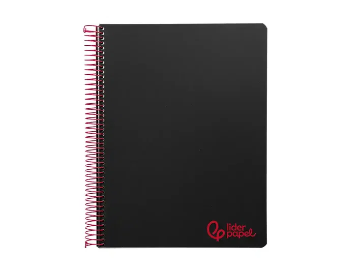 Liderpapel Cuaderno Espiral A6 Micro Wonder Tapa Plástico 120 Hojas 90 Gr Cuadro 5mm 4 Bandas Color Negro Liderpapel Cuaderno Espiral A6 Micro Wonder Tapa Plástico 120 Hojas 90 Gr Cuadro 5mm 4 Bandas Color Negro