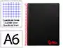 Liderpapel Cuaderno Espiral A6 Micro Wonder Tapa Plástico 120 Hojas 90 Gr Cuadro 5mm 4 Bandas Color Negro Liderpapel Cuaderno Espiral A6 Micro Wonder Tapa Plástico 120 Hojas 90 Gr Cuadro 5mm 4 Bandas Color Negro