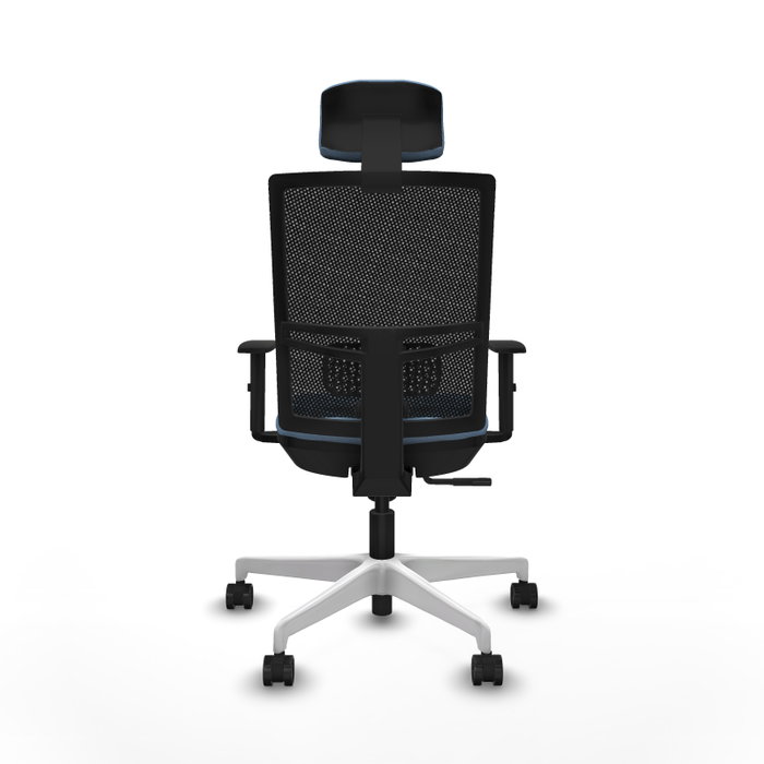 PIQUERAS Y CRESPO Silla de oficina Yunquera con mecanismo Sincro, Azul cielo y Negro PIQUERAS Y CRESPO Silla de oficina Yunquera con mecanismo Sincro, Azul cielo y Negro