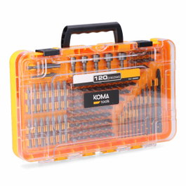 Koma Tools Juego de Puntas y Brocas de 120 Piezas