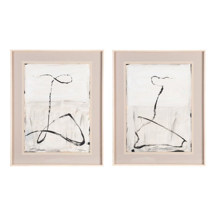 Cuadro Pintura Abstracto 2/M 80 X 100 cm (Set de 2) Cuadro Pintura Abstracto 2/M 80 X 100 cm (Set de 2)