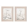 Cuadro Pintura Abstracto 2/M 80 X 100 cm (Set de 2)