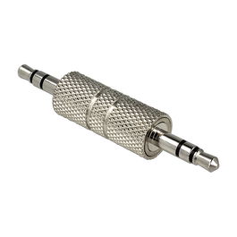 DeLOCK Adaptador Audio 65629, 3.5mm Macho a 3.5mm Macho (TRS), 3 Pines, Metal Plateado