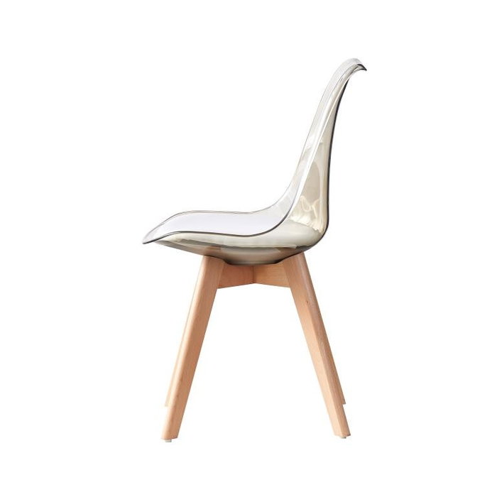 DKD Home Decor Silla Urban Crema Natural 47 x 81 x 54 cm (4 Unidades)