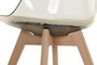 DKD Home Decor Silla Urban Crema Natural 47 x 81 x 54 cm (4 Unidades)