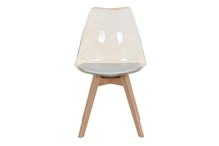 DKD Home Decor Silla Urban Crema Natural 47 x 81 x 54 cm (4 Unidades)