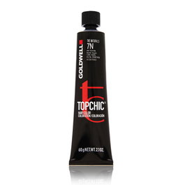 TopChic, Tinte permanente para el cabello, 7N Medium Blonde, 60 ml