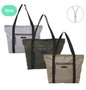 DKD Home Decor Surtido de 3 Bolsas de Nylon URBAN 48x20x34 cm