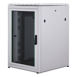 Digitus Armario de Red Unique 22HE, Bastidor Independiente 22U (1164x800x800 mm), Capacidad 800 kg, Gris, IP20