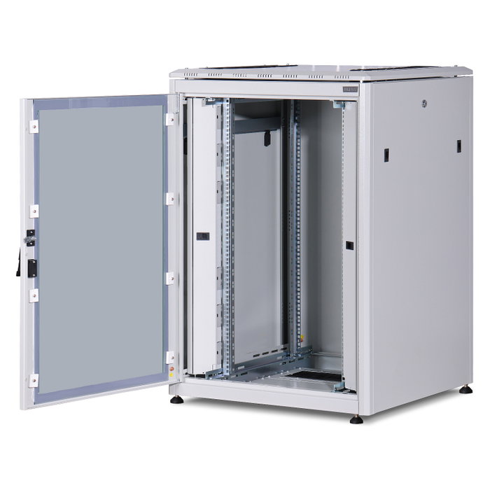 Digitus Armario de Red Unique 22HE, Bastidor Independiente 22U (1164x800x800 mm), Capacidad 800 kg, Gris, IP20 Digitus Armario de Red Unique 22HE, Bastidor Independiente 22U (1164x800x800 mm), Capacidad 800 kg, Gris, IP20