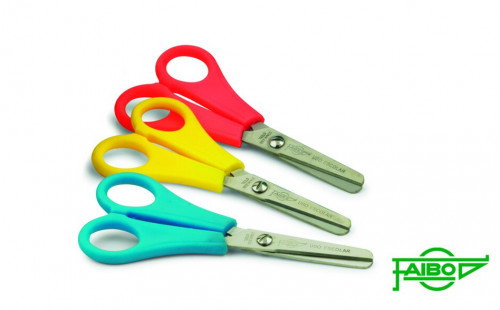 FAIBO Tijeras Escolares 13 cm (Set de 10) con Punta Roma FAIBO Tijeras Escolares 13 cm (Set de 10) con Punta Roma