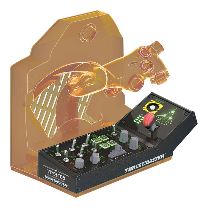 Thrustmaster Viper Panel Joystick/Palanca de control lateral + cuadrante de aceleración, PC, USB, Negro