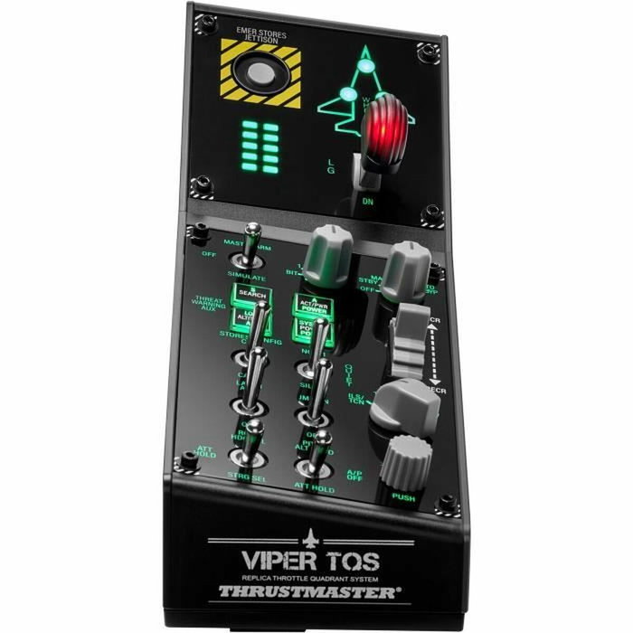 Thrustmaster VIPER Panel Negro USB Joystick/Palanca de control lateral + cuadrante de aceleración