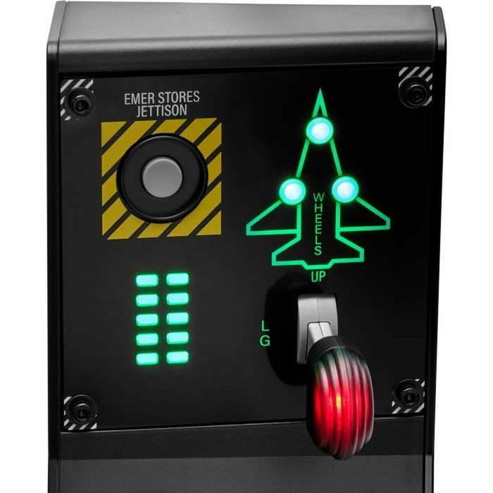Thrustmaster VIPER Panel Negro USB Joystick/Palanca de control lateral + cuadrante de aceleración
