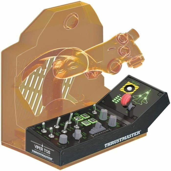 Thrustmaster VIPER Panel Negro USB Joystick/Palanca de control lateral + cuadrante de aceleración