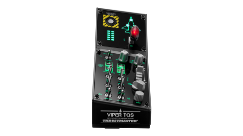 Thrustmaster AddOn Viper Panel - Joystick Lateral con Cuadrante de Aceleración, 43 Botones, Conexión USB Cable para PC